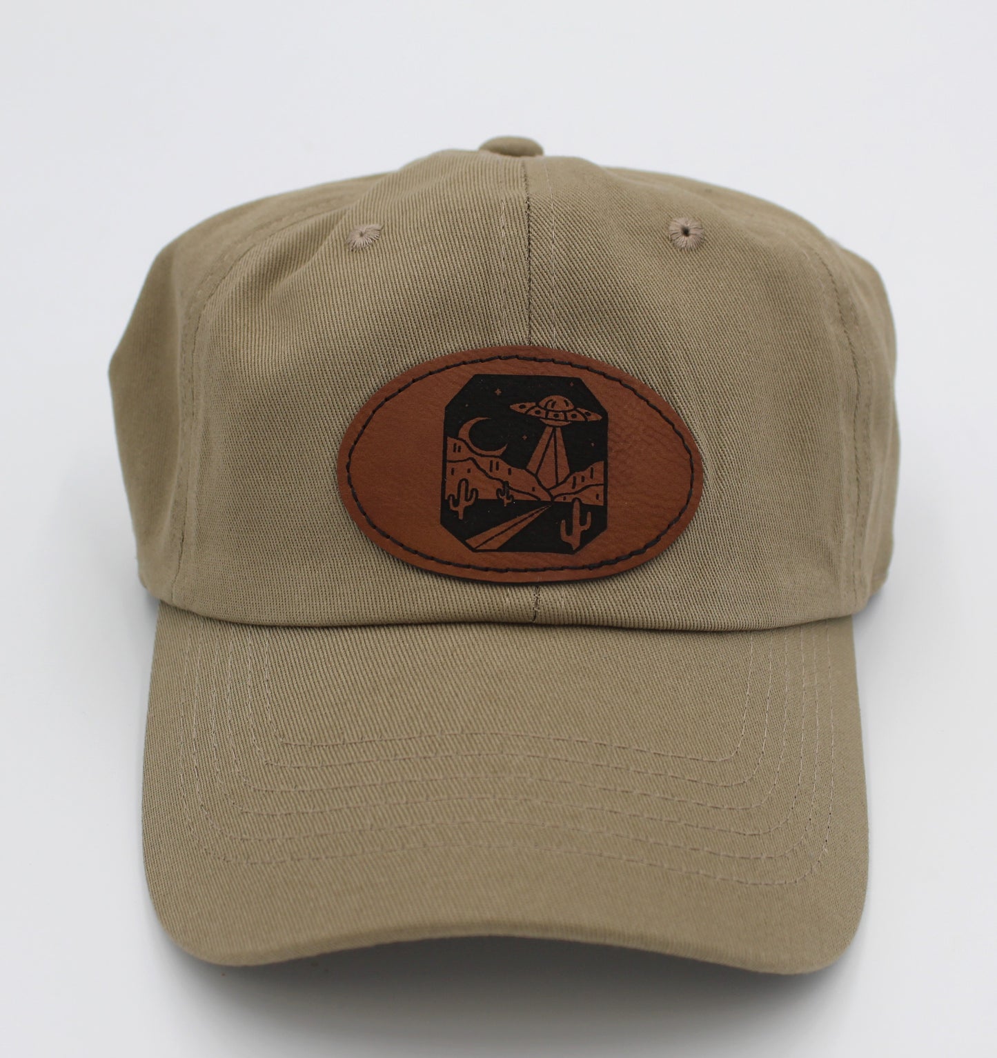 Custom Engraved Leatherette Patch Hats