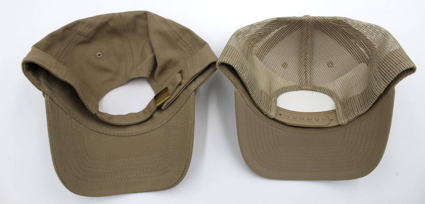 Custom Engraved Leatherette Patch Hats