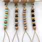 Mixed Wood/Silicon Bead Pacifier Clip